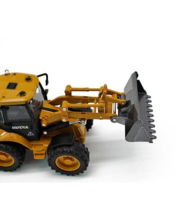 EXCAVADORA PALA DELANTERA CAZO DETRAS HUINA 1704 1/50 ESTATICA