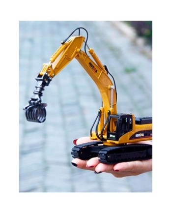 EXCAVADORA CON PINZA HUINA 1713 1/50  ESTATICA