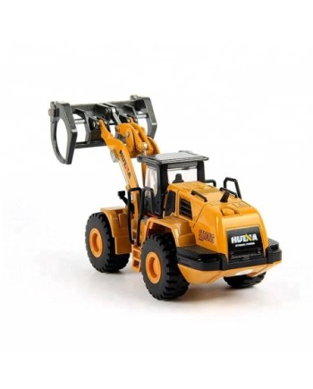 BULLDOZER CON PINZA HUINA 1716 1/50 ESTATICA