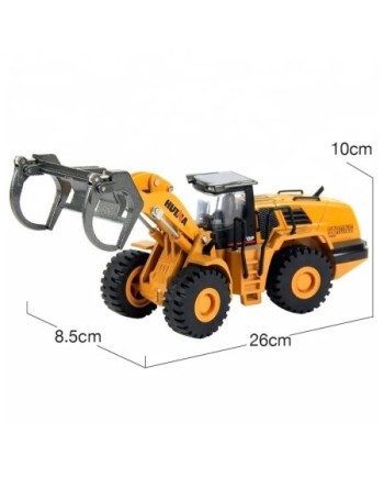 BULLDOZER CON PINZA HUINA 1716 1/50 ESTATICA