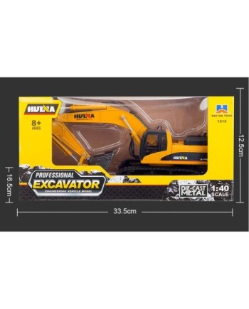EXCAVADORA HUINA 1910 1/40 ESTATICA
