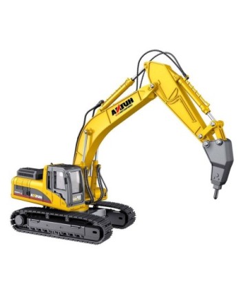 EXCAVADORA CON MARTILLO HUINA 1911 1/40 ESTATICA