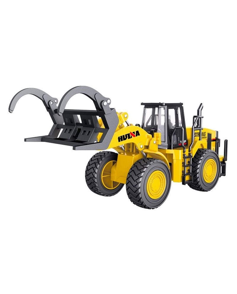 BULLDOZER CON PINZA  HUINA 1914 1/40 ESTATICA