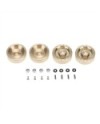 TAPA PORTICOS BRONCE 6MM AXIAL SCX24 (4u)