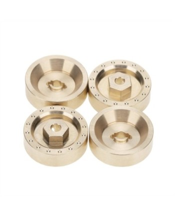 TAPA PORTICOS BRONCE 6MM AXIAL SCX24 (4u)