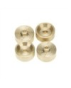 TAPA PORTICOS BRONCE + EJES  AXIAL SCX24 6mm (4u)