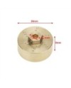 TAPA PORTICOS BRONCE + EJES  AXIAL SCX24 6mm (4u)