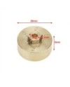 TAPA PORTICOS BRONCE + EJES  AXIAL SCX24 6mm (4u)