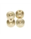 TAPA PORTICOS BRONCE + EJES  AXIAL SCX24 6mm (4u)