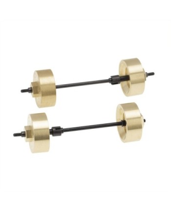 TAPA PORTICOS BRONCE + EJES  AXIAL SCX24 6mm (4u)