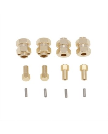 ADAPTADOR LLANTA BRONCE AXIAL SCX24 4MM (4u)