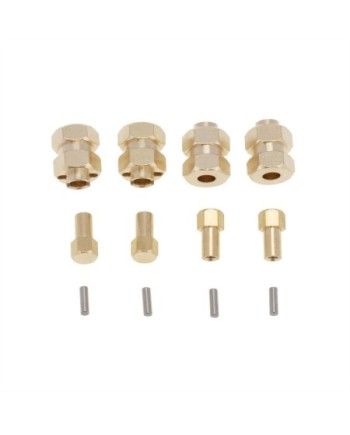 ADAPTADOR LLANTA BRONCE AXIAL SCX24 4MM (4u)