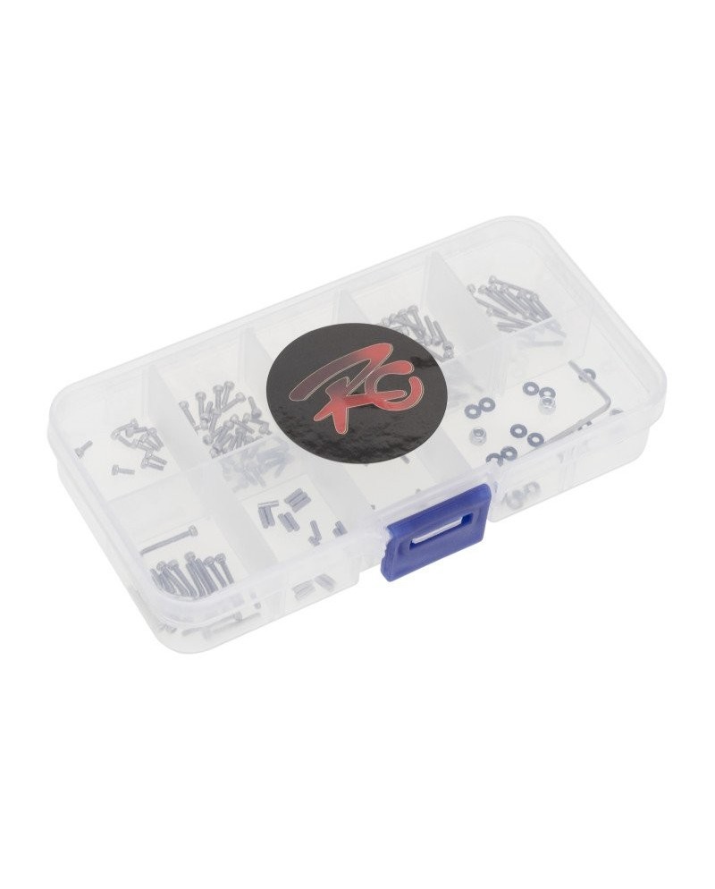 KIT TORNILLOS AXIAL SCX24 ACERO INOXIDABLE (176u.)
