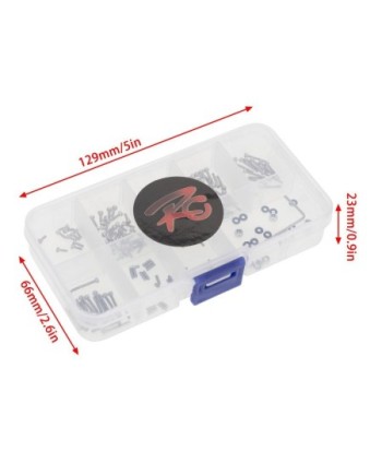 KIT TORNILLOS AXIAL SCX24 ACERO INOXIDABLE (176u.)