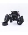 SERVO HORN ALUMINIO 24T AXIAL SCX24 SERVO ORIGINAL NEGRO (1u)
