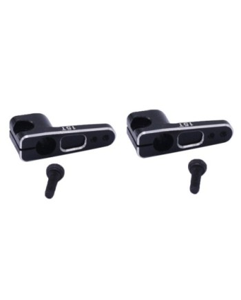 SERVO HORN ALUMINIO 15T AXIAL SCX24 (SERVO EMAX) NEGRO (1u)