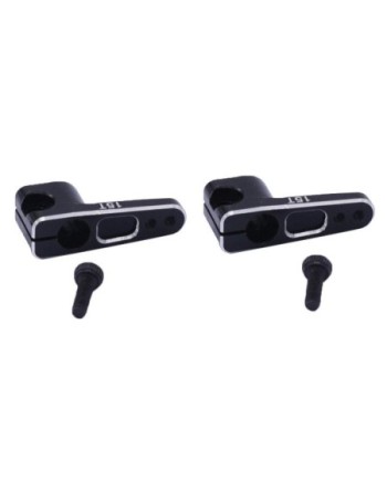 SERVO HORN ALUMINIO 15T AXIAL SCX24 (SERVO EMAX) NEGRO (1u)