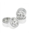 LLANTAS CNC AXIAL SCX24 ALUMINIO STARFISH-PRO BEADLOCK BLANCO (4u)