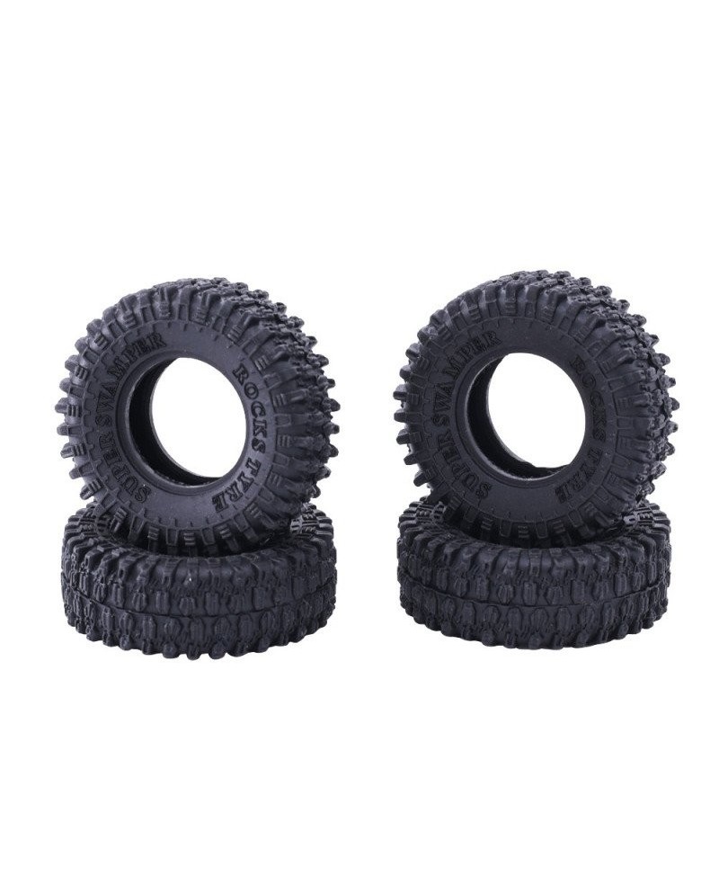 NEUMATICOS 1.0" "B" + INSERTS AXIAL SCX24 (4u)