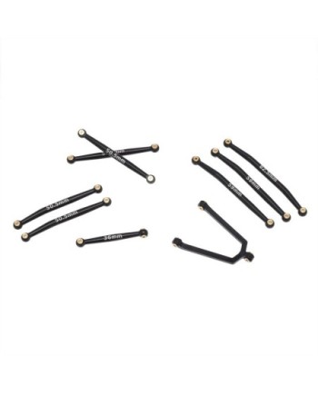 KIT TIRANTES TABICAS ALUMINIO AXIAL SCX24 B-17, C10, JEEP