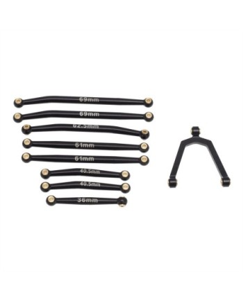 KIT TIRANTES TABICAS ALUMINIO AXIAL SCX24 90081