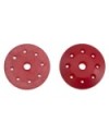 PISTONES AMORTIGUADOR CONICOS 16mm ROJOS (8x1,2mm) (2u.)