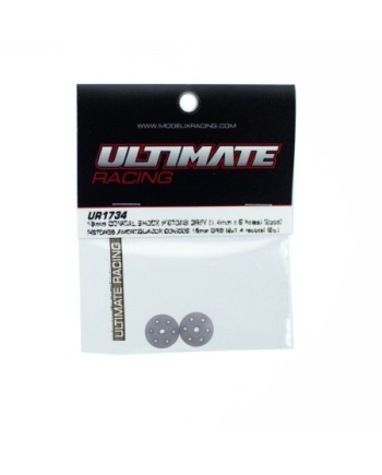 PISTONES AMORTIGUADOR CONICOS 16mm GRIS (6x1,4mm) (2u.)