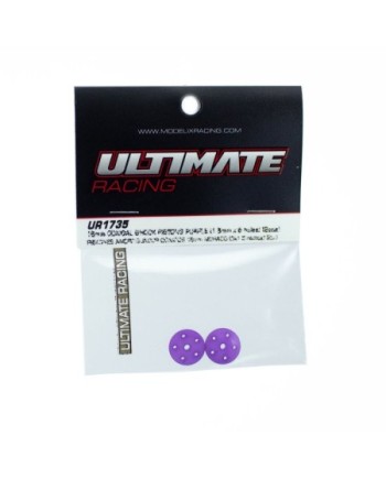 PISTONES AMORTIGUADOR CONICOS 16mm MORADO (5x1,5mm) (2u.)