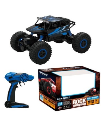 CRAWLER 1/18 4WD CON BATERIA 4.8v. NiCd AZUL