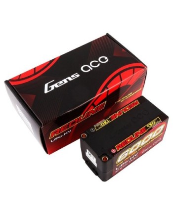 GENS ACE REDLINE SERIES 6000 mAh SHORTY 15,2V HV 130C 4S2P HC 5,0mm BANANA BULLET - GEA60004S13S
