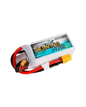 GENS ACE SOARING 2200 mAh 14.8V 20C 4S1P WITH XT60-GEA22004S20X6