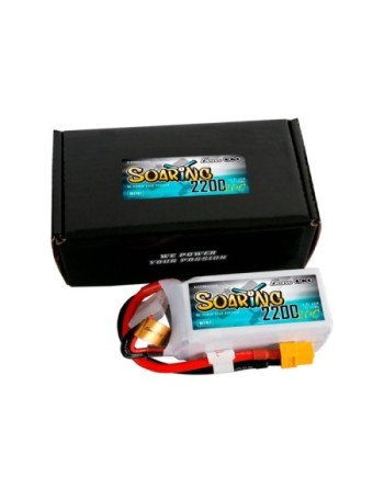 GENS ACE SOARING 2200 mAh 14.8V 20C 4S1P WITH XT60-GEA22004S20X6
