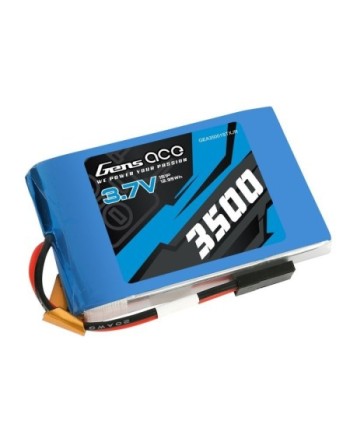 GENS ACE 3500 mha 3.7V 1S1P WITH JR - TX SANWA MT5-MT44-M17 - GEA35001STXJR