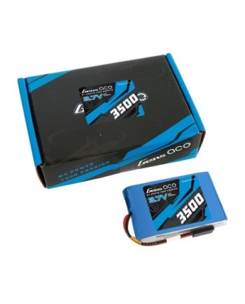 GENS ACE 3500 mha 3.7V 1S1P WITH JR - TX SANWA MT5-MT44-M17 - GEA35001STXJR
