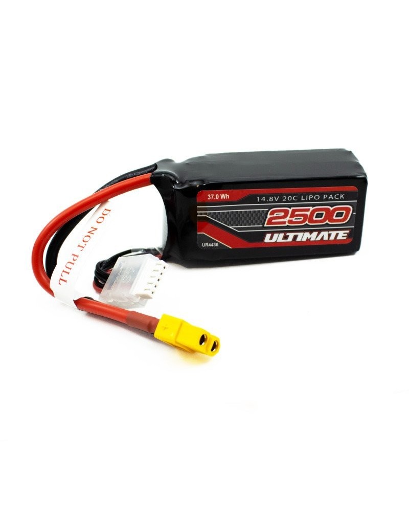 BATERÍA ULTIMATE LiPo SOFT CASE  14,8v. 2500mAh 20C XT60 CAJA ARRANCADORA