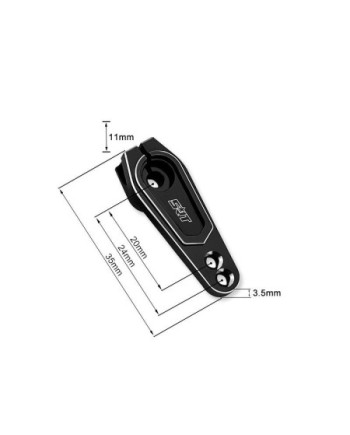 TR-X7 - SERVO HORN ALUMINIO 25T OFFSET 11mm LARGO 24mm