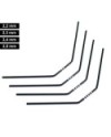 SET BARRAS ESTABILIZADORAS ULTIMATE DELANTERAS  MUGEN, ASSOCIATED, XRAY (4u)