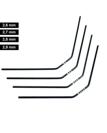 SET BARRAS ESTABILIZADORAS ULTIMATE TRASERAS MUGEN, ASSOCIATED, XRAY (4u)