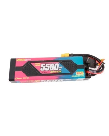 GENS ACE ADVANCED 5500 mAh 7.6V HV 100C HC WITH XT60-GEA55002S10X6