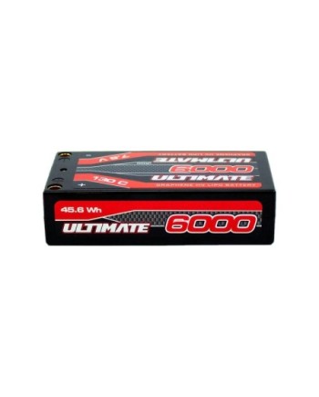 BATERÍA ULTIMATE GRAFENO HV LiPo SHORTY 7.6v. 6000mAh 130C CONEXION 5mm