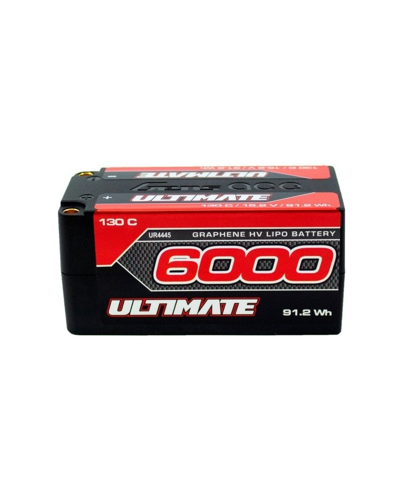 BATERÍA ULTIMATE GRAFENO HV LiPo SHORTY 15.2v. 6000mAh 130C CONEXION 5mm