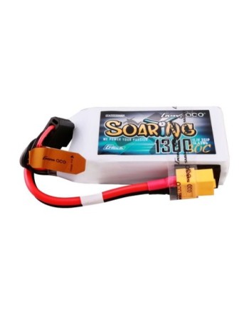GENS ACE G-TECH SOARING 1300 mha 11.1V 30C 3S1P  WITH XT60 - GEA133S30X6GT (SUSTITUYE A GEA13003S30X6)