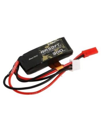 GENS ACE 300 mha 7.4V 35C 2S1P AIRSOFT GUN WITH XTJST-SIP - GEA3002S35J