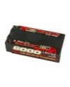 GENS ACE REDLINE 2.0 SERIES 6000 mAh SHORTY 7.6V HV 140C 2S2P HC 5,0mm BANANA BULLET - GEA60002S14D5