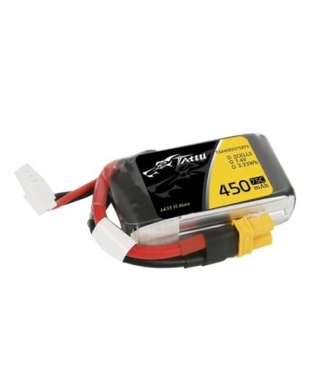 TATTU FUNFLY SERIES 450 mAh 7.4V 75C 2S1P WITH XT30-TAA4502S75XT3