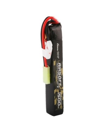GENS ACE 1500 mha 11.1V 25C 3S1P AIRSOFT GUN WITH MINI TAMIYA -GEA15003S25T