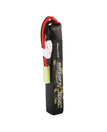 GENS ACE 1500 mha 11.1V 25C 3S1P AIRSOFT GUN WITH MINI TAMIYA -GEA15003S25T