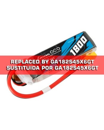 GENS ACE 1800 mAh 7,4V 45C 2S1P WITH XT60  - GEA18002S45X6