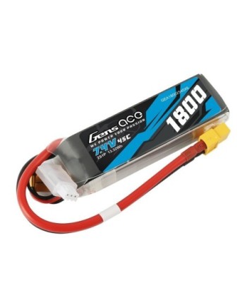 GENS ACE 1800 mAh 7,4V 45C 2S1P WITH XT60  - GEA18002S45X6