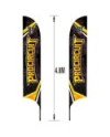 BANDERA PROCIRCUIT 4,8 M + PICA DE ACERO
